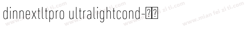 dinnextltpro ultralightcond字体转换